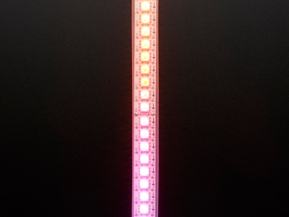 Adafruit DotStar Digital LED-stripe 0,5m Hvid 144LED/m 2329