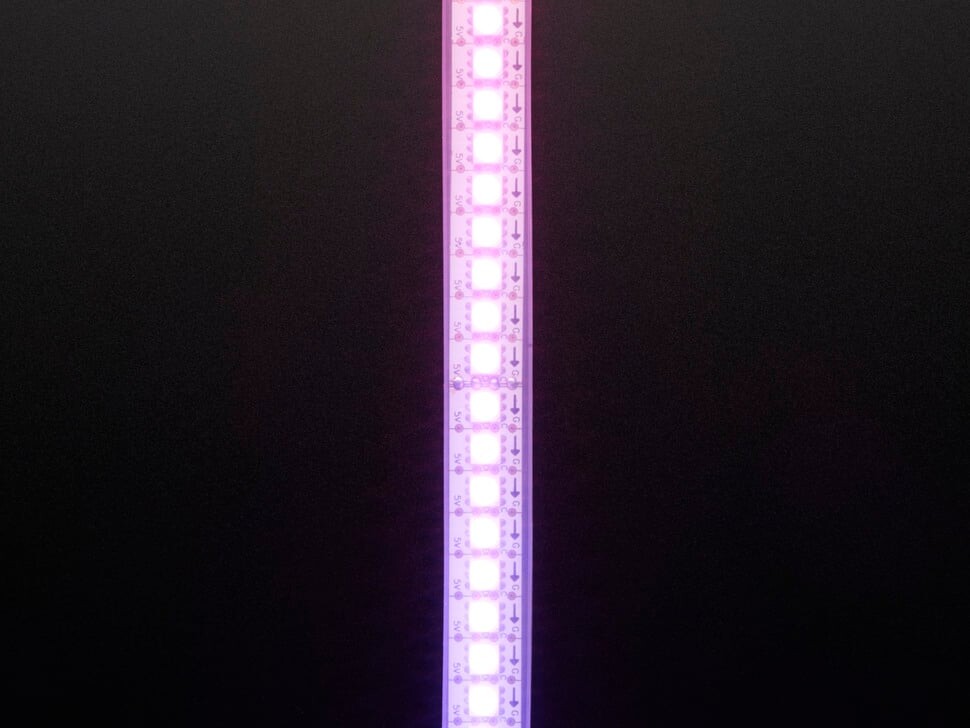 Adafruit DotStar Digital LED-stripe 0,5m Hvid 144LED/m 2329