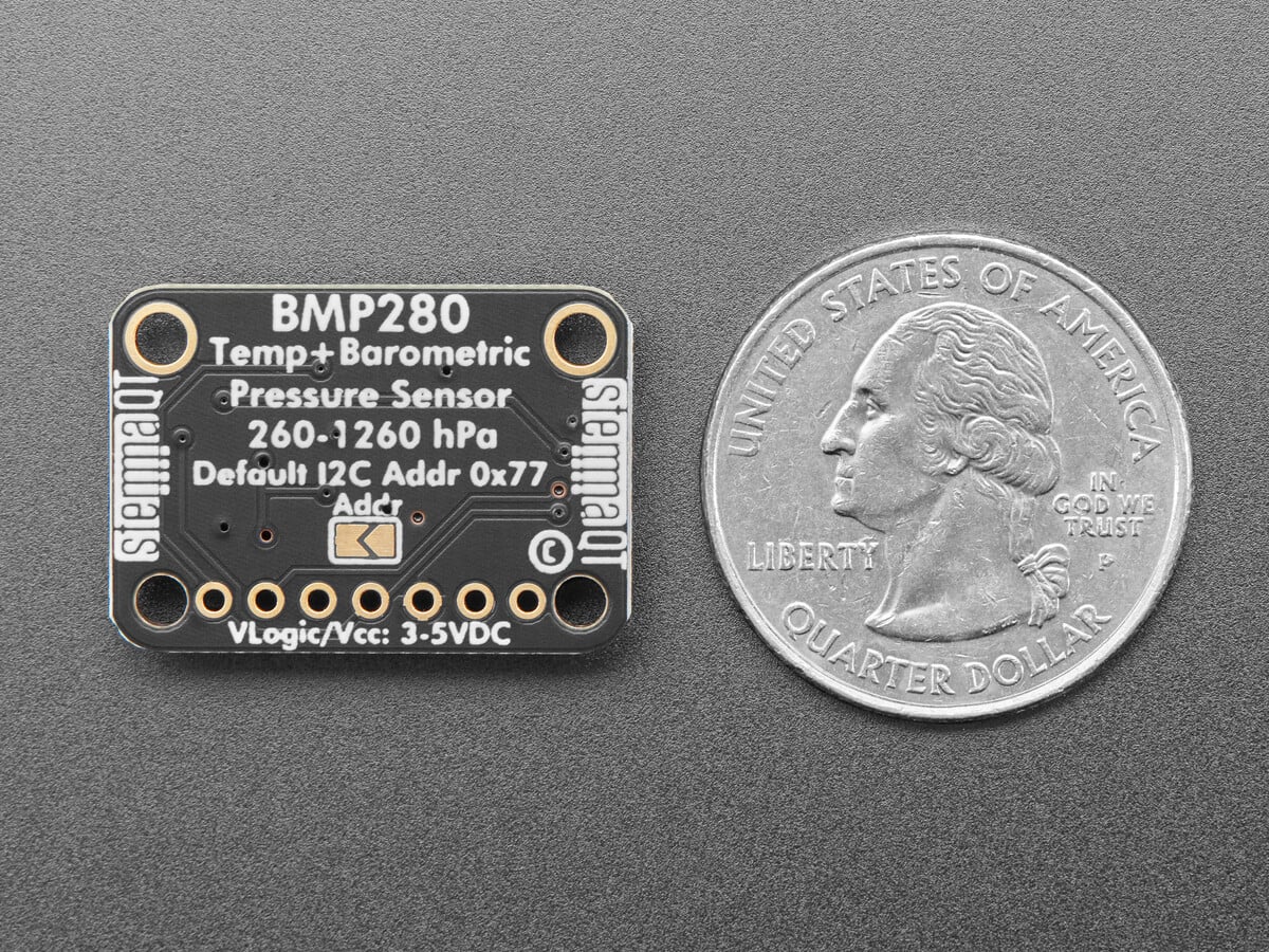 Adafruit BMP280 I2C eller SPI Barometertryks- og højdemåler, STEMMA QT 2651