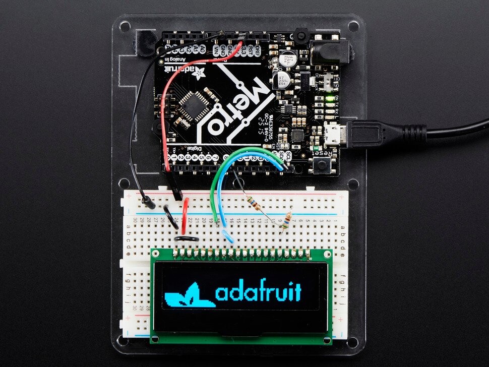 Adafruit Monochrome 2,3 Zoll 128x32 OLED Grafikdisplay Modul Kit 2675