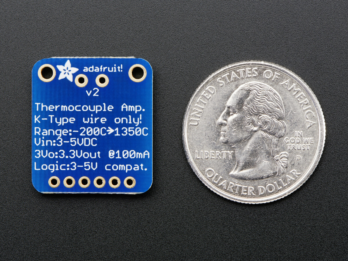 Adafruit Termokuppelförstärkare MAX31855 Breakout Board (MAX6675 Uppgradering) 269