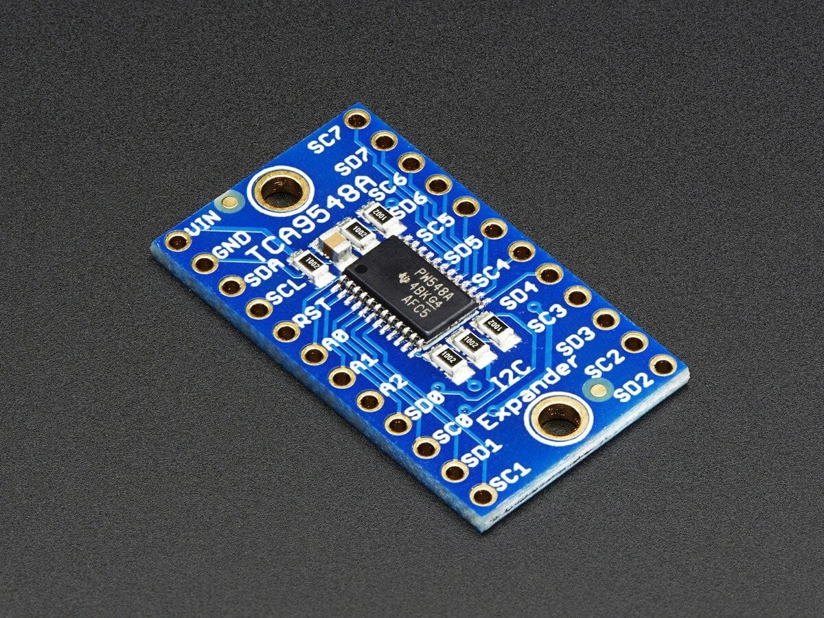 Adafruit TCA9548A I2C-Multiplexer, Understøtter op til 8x I2C-enheder 2717