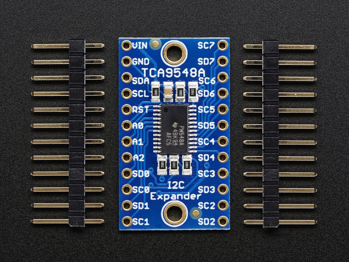 Adafruit TCA9548A I2C-Multiplexer, Understøtter op til 8x I2C-enheder 2717