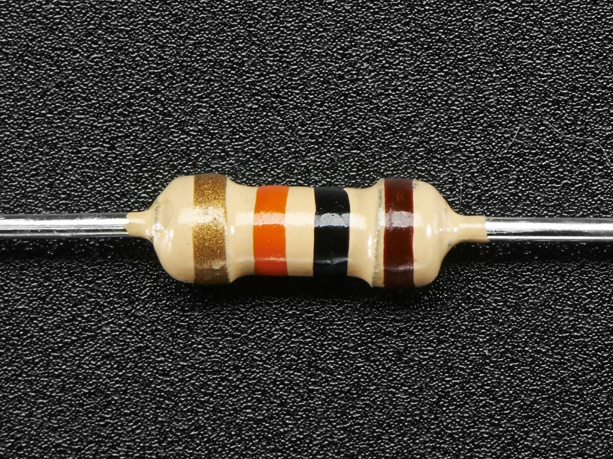Adafruit 25x Durchgangsbohr-Widerstand 10K ohm 5% 1/4W 2784