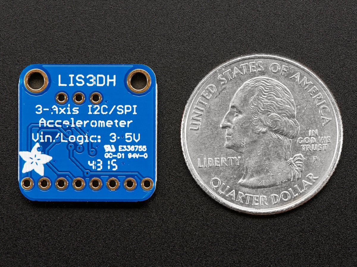 Adafruit LIS3DH Dreiejsesensor (+-2g 4g 8g 16g) 2809