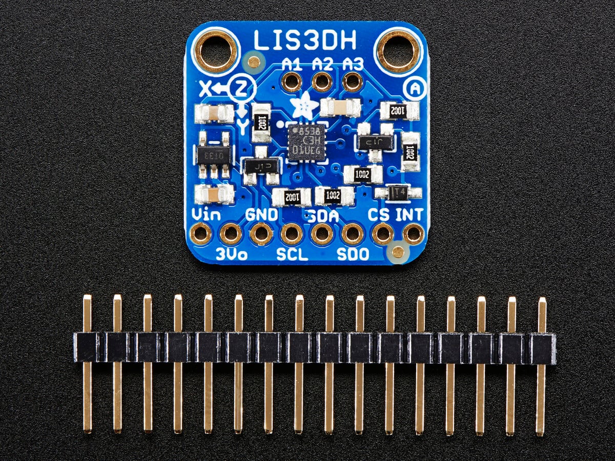 Adafruit LIS3DH Dreiejsesensor (+-2g 4g 8g 16g) 2809