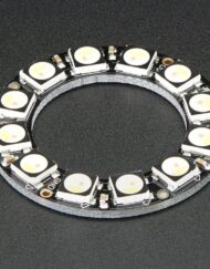 Adafruit NeoPixel Ring med 12x 5050 RGBW LED'er, naturligt hvidt lys, integrerede drivere, 4500K