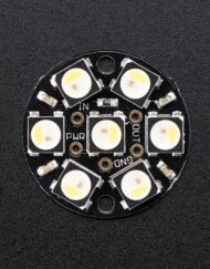 Adafruit NeoPixel Jewel 7x 5050 RGBW LED med integrerede drivere Varm hvid 3000K 2858