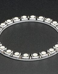 Adafruit NeoPixel Ring med 24x 5050 RGBW LED'er, varme hvide, med integrerede drivere, 3000K, 2861