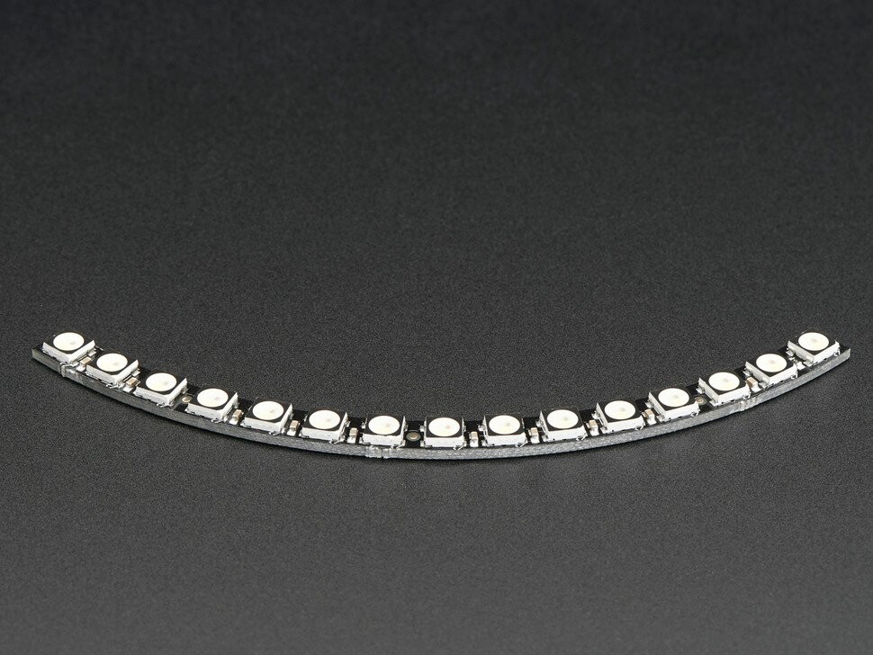 Adafruit NeoPixel 1/4 60 Ring 5050 RGBW LED med integrerede drivere Cool White ~6000K 2875