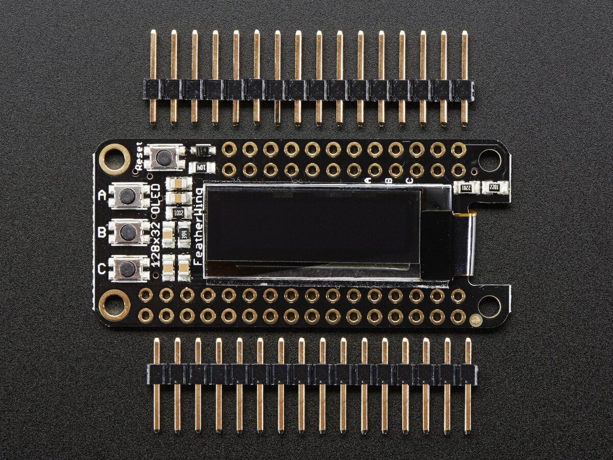 Adafruit FeatherWing OLED 128x32 Add-on for Arduino Feather Boards 2900