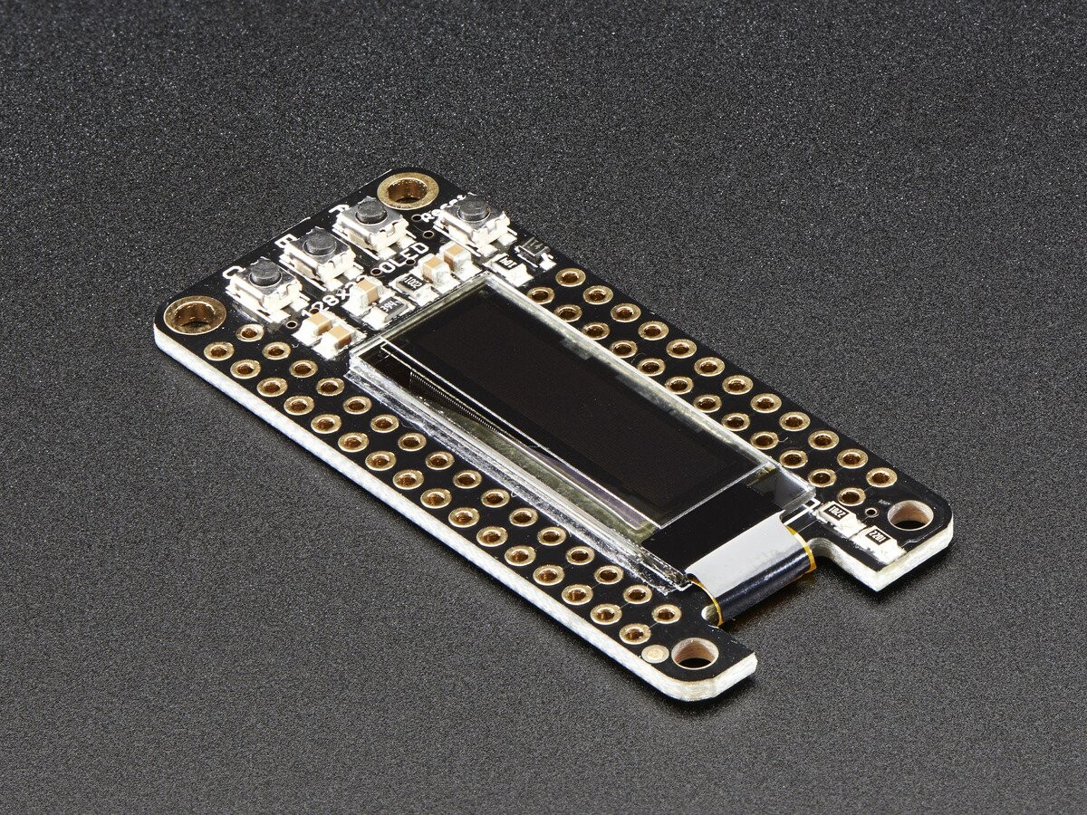 Adafruit FeatherWing OLED 128x32 Add-on for Arduino Feather Boards 2900