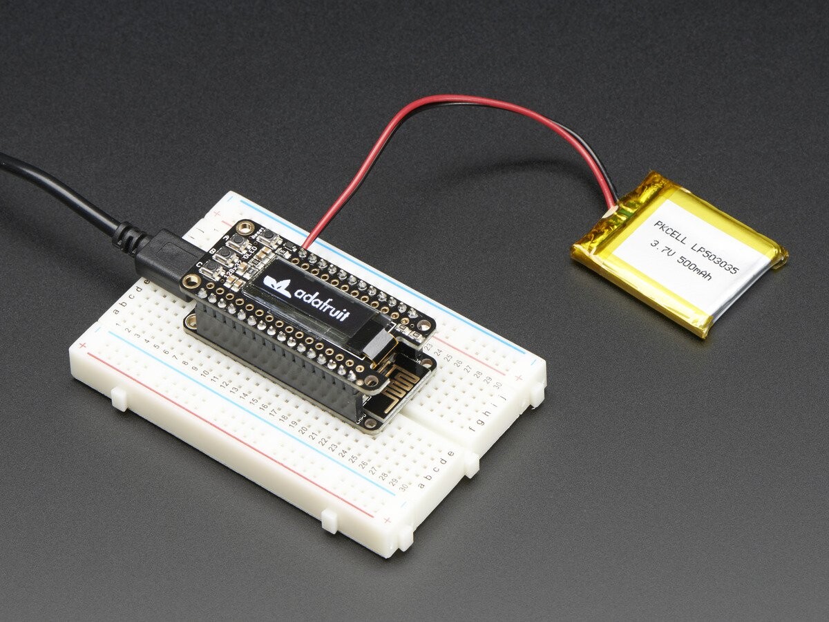 Adafruit FeatherWing OLED 128x32 Add-on for Arduino Feather Boards 2900
