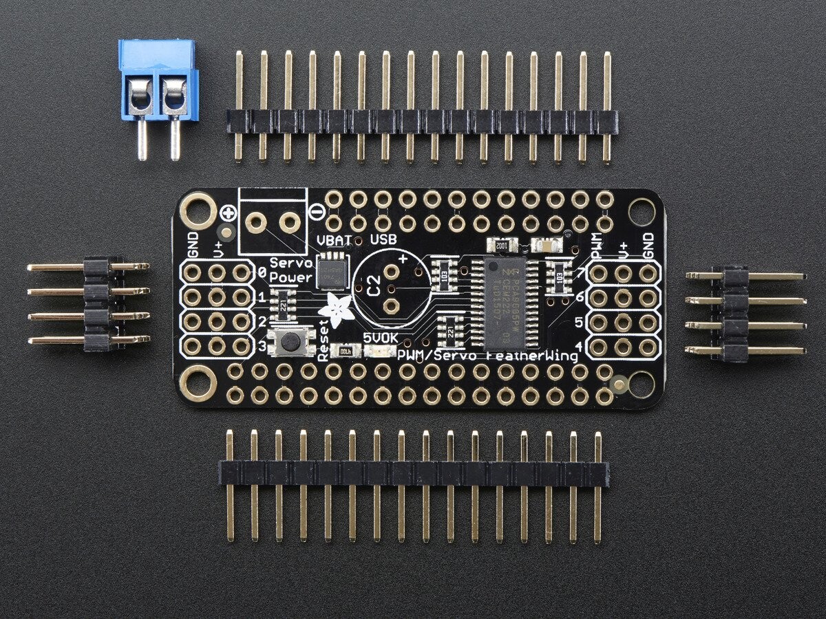 Adafruit 8-Kanal PWM eller Servopilot Add-on til alle Feather-kort 2928