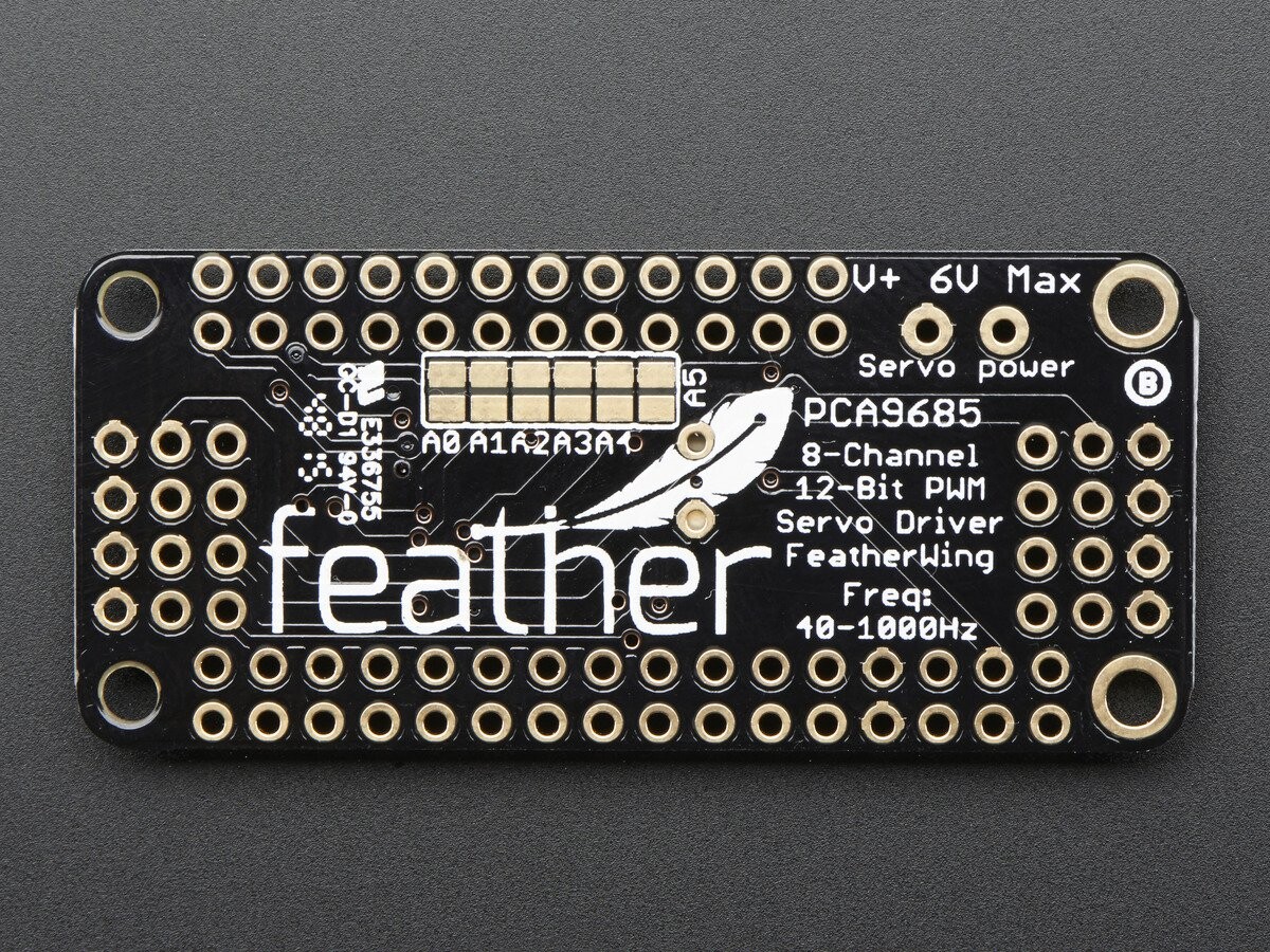 Adafruit 8-Kanal PWM eller Servopilot Add-on til alle Feather-kort 2928