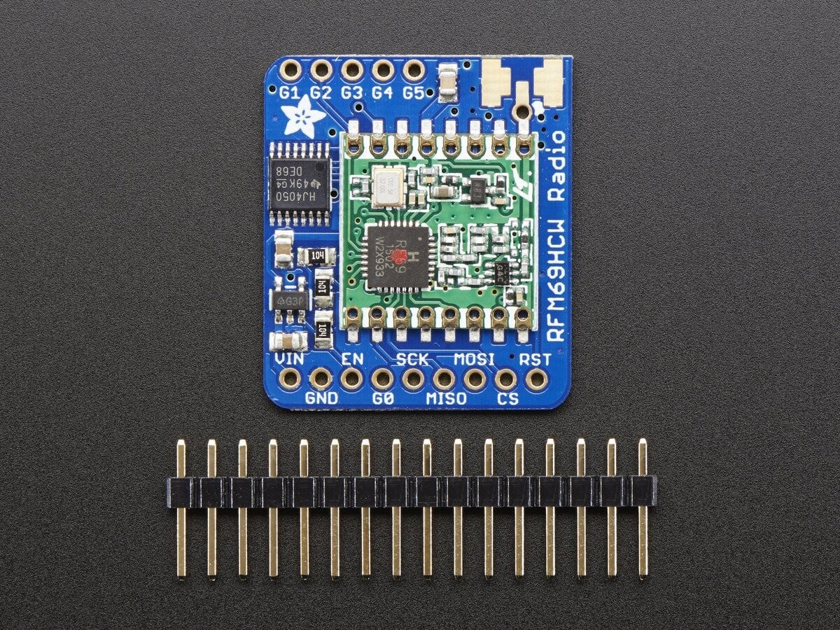 Adafruit Wireless RFM69HCW Transceiver Radio Breakout - 433 MHz 3071