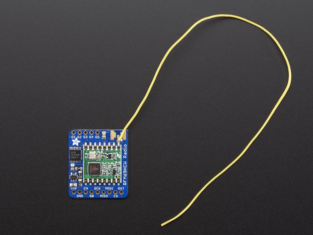 Adafruit Wireless RFM69HCW Transceiver Radio Breakout - 433 MHz 3071