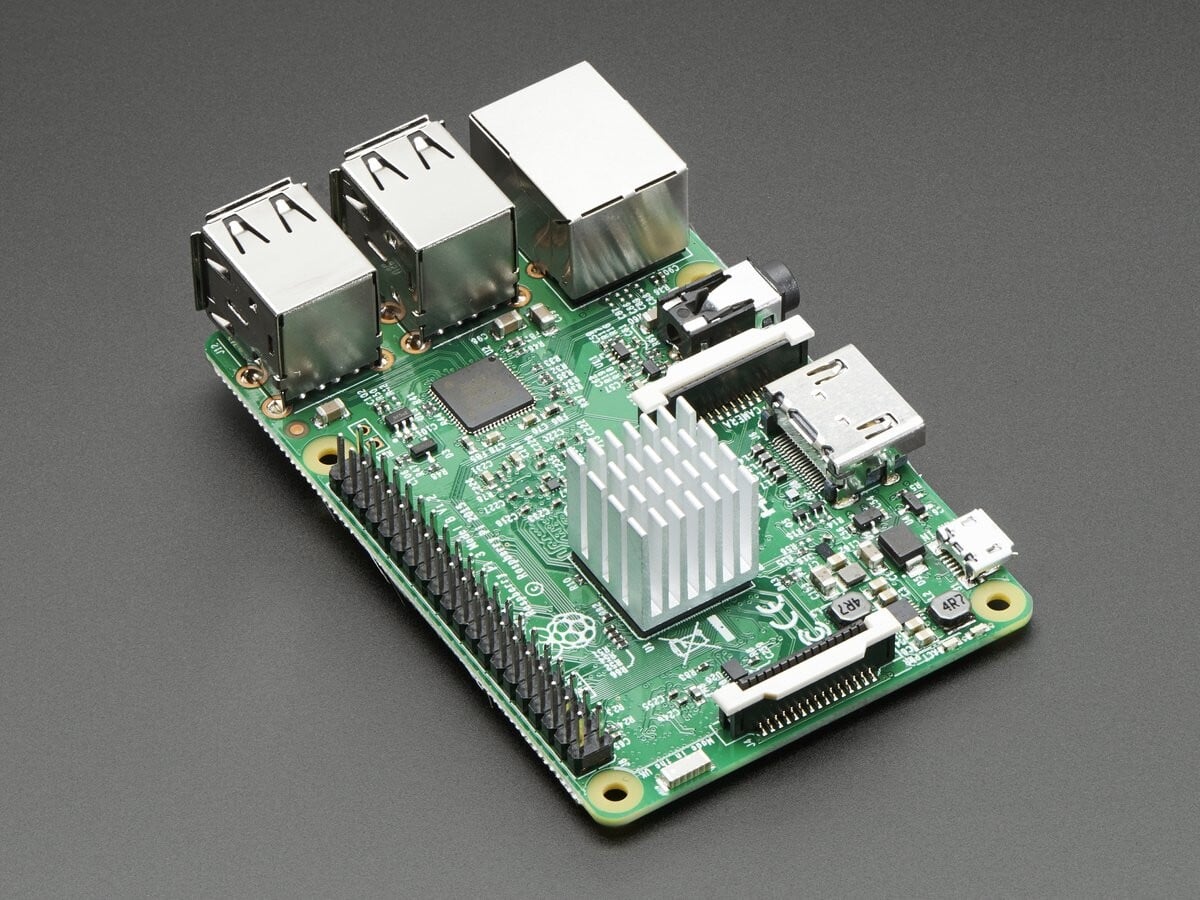 Adafruit Aluminium køleplade til Raspberry Pi 3 - 15 x 15 x 15 mm 3082