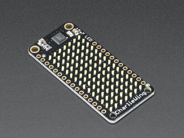 Adafruit 15x7 CharliePlex LED Matrix FeatherWing Cool White 3138