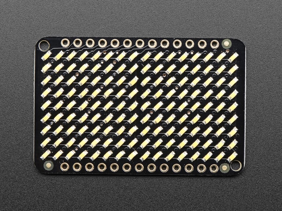 Adafruit LED Charlieplexed Matrix 9x16 LEDs Warme hvid 3162