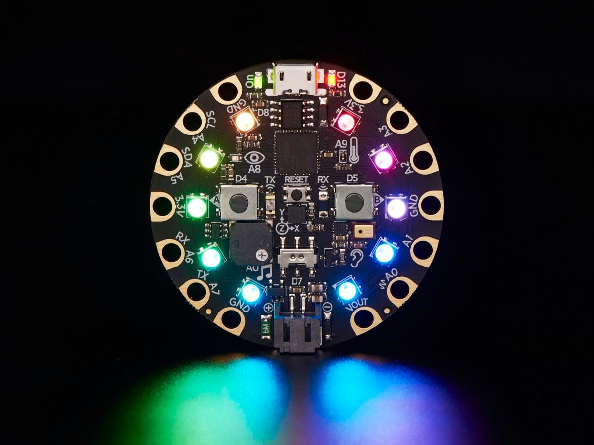 Adafruit Circuit Playground Express 10 x Mini NeoPixels ATSAMD21 ARM 3333