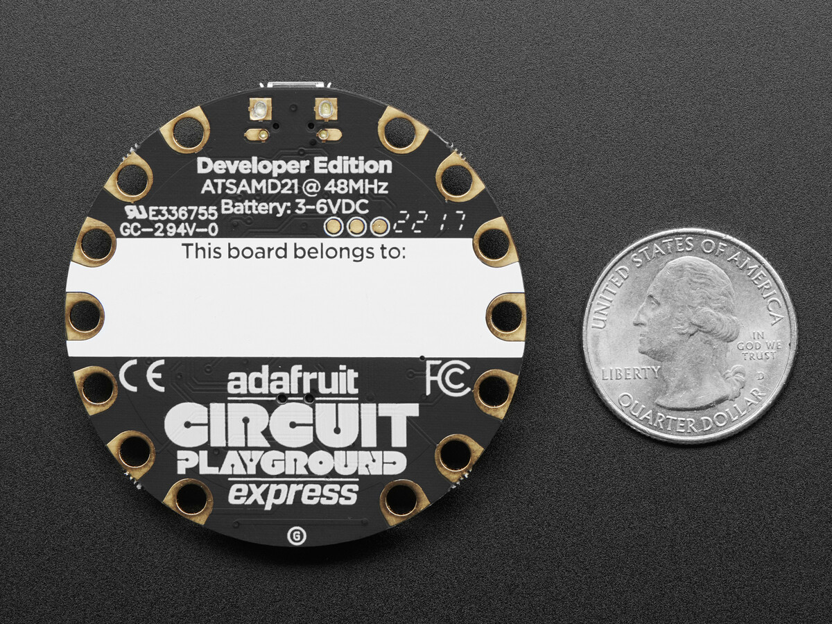 Adafruit Circuit Playground Express 10 x Mini NeoPixels ATSAMD21 ARM 3333