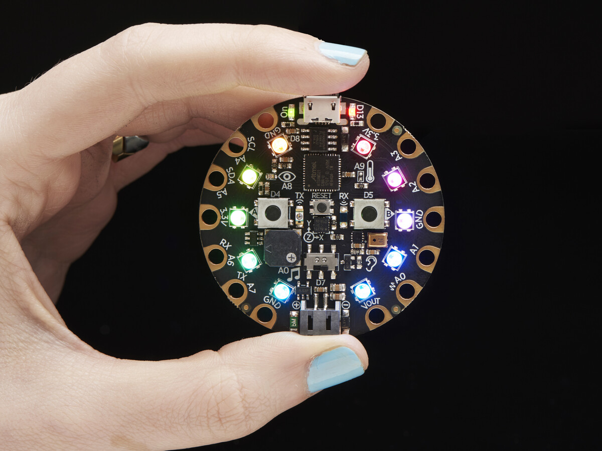 Adafruit Circuit Playground Express 10 x Mini NeoPixels ATSAMD21 ARM 3333
