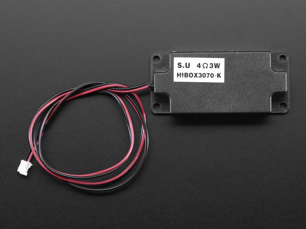 Adafruit Mono Enclosed Speaker - 3W 4 Ohm 3351