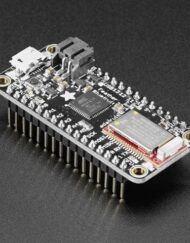 Adafruit Feather 32u4 Bluefruit LE med stik – Samlet 3379