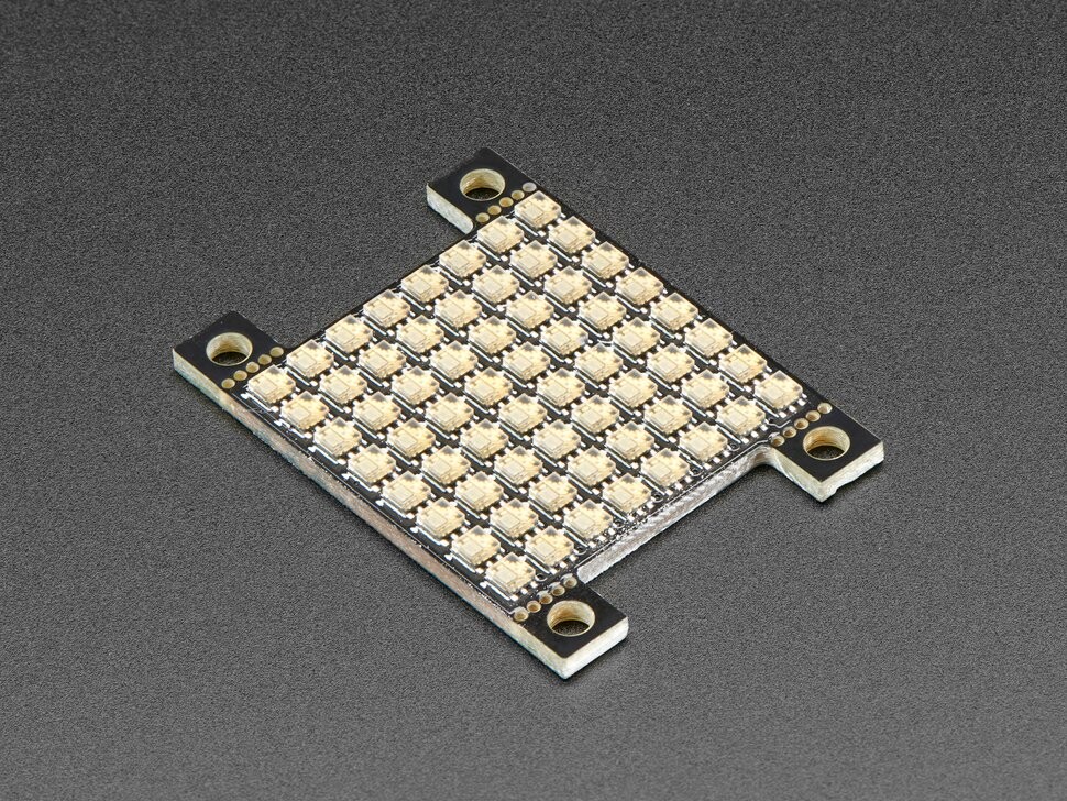 Adafruit DotStar High Density 8x8 Grid 64x RGB LED Pixel Matrix 3444