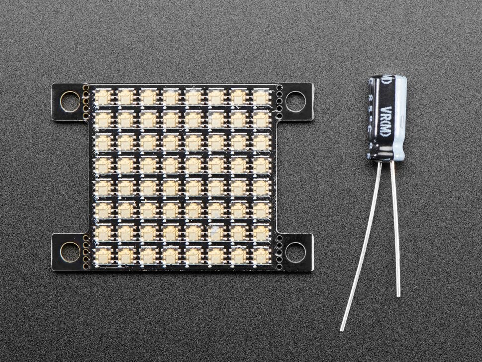 Adafruit DotStar High Density 8x8 Grid 64x RGB LED Pixel Matrix 3444