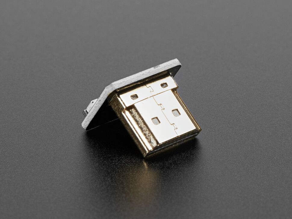 DIY HDMI-kabeldele - Højre vinkel (R-bøj) HDMI-stikadapter