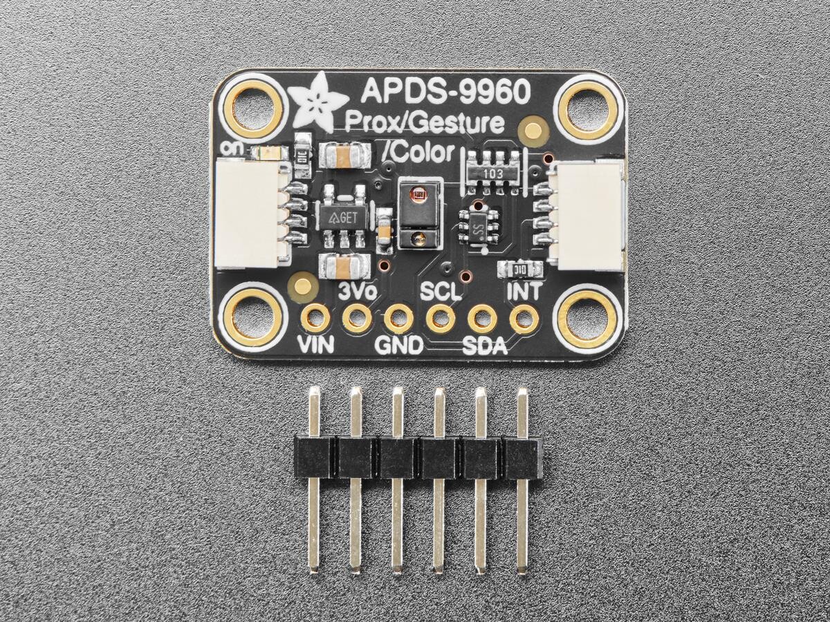 Adafruit APDS9960 Nærhed-, Lys- og RGB-sensor med Gestusfunktion 3595
