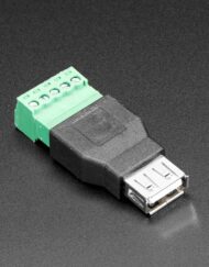 Adafruit USB-A hunstik til 5-benet terminalblok 3629