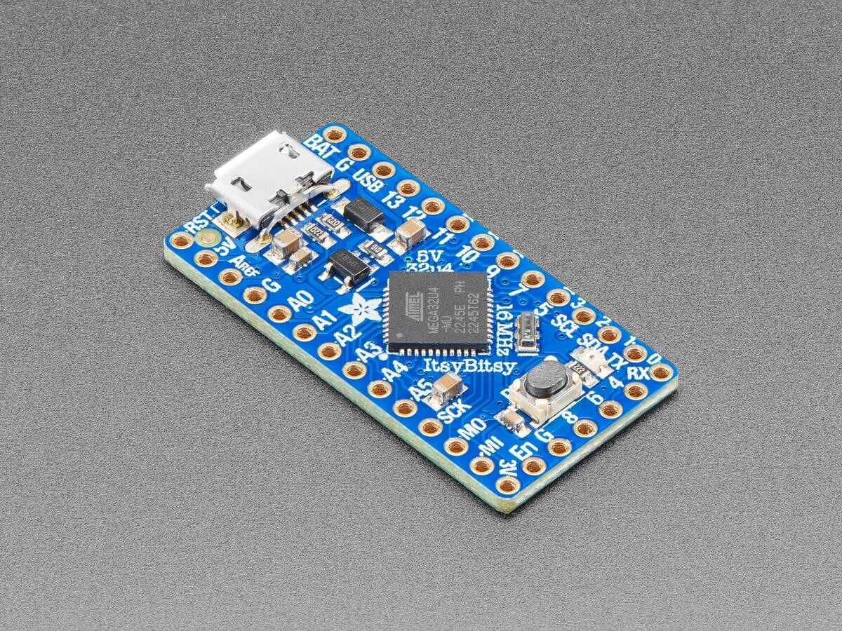 Adafruit Itsy Bitsy 32u4 - 5V 16MHz Atmega32u4 Mikrocontroller Arduino kompatibel 3677