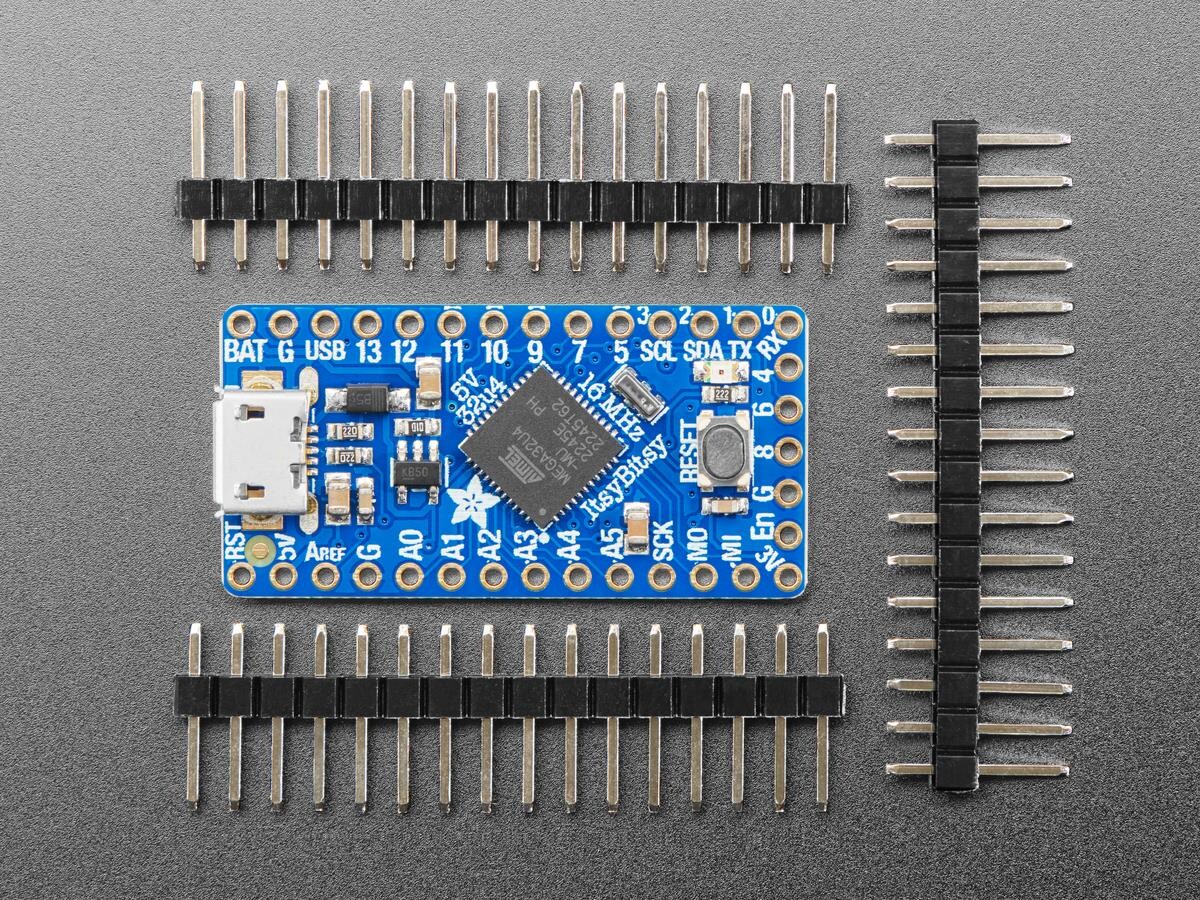 Adafruit Itsy Bitsy 32u4 - 5V 16MHz Atmega32u4 Mikrocontroller Arduino kompatibel 3677