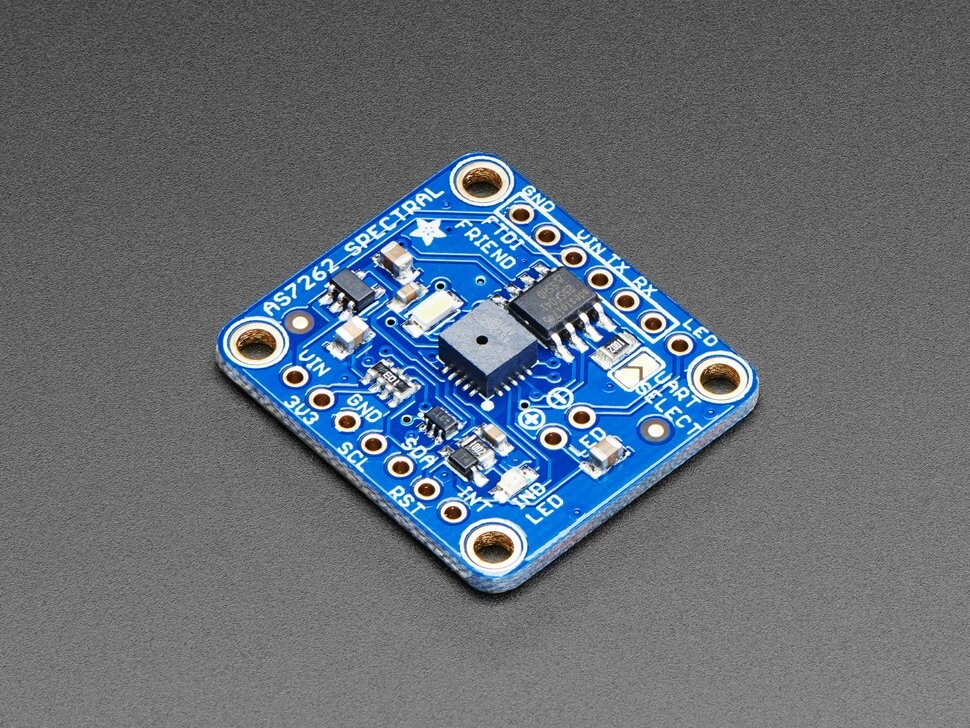 Adafruit AS7262 6-Kanal synligt lys farvesensor Breakout 3779