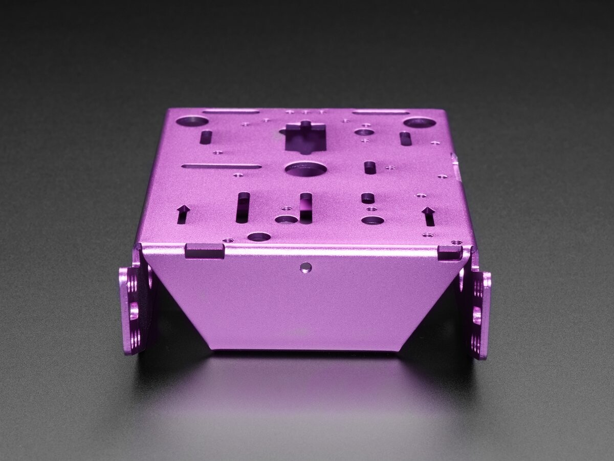 Adafruit Lilla Aluminium Chassis för TT Motors - 2WD 3796