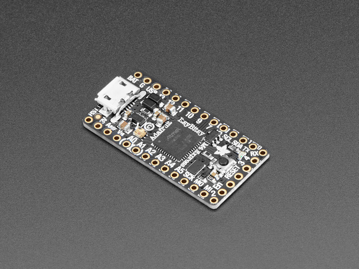 #Udsolgt Adafruit ItsyBitsy M4 Express med ATSAMD51 32-bit Cortex Arduino IDE 3800