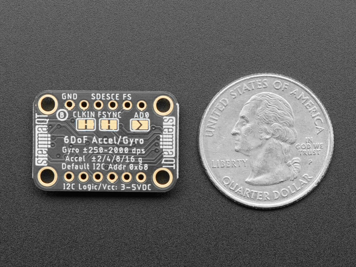 Adafruit MPU-6050 6-DOF Accelerations- og Gyrosensor - STEMMA QT Qwiic 3886