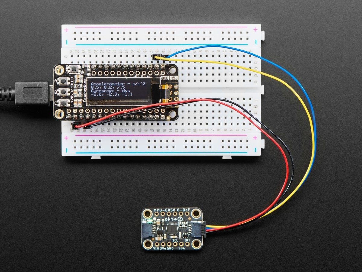 Adafruit MPU-6050 6-DOF Accelerations- og Gyrosensor - STEMMA QT Qwiic 3886
