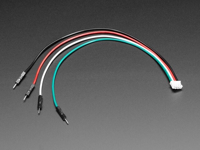 Adafruit JST PH 4-pol kabel til hanheader - I2C STEMMA kabel - 200 mm 3955