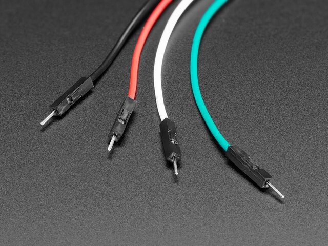 Adafruit JST PH 4-pol kabel til hanheader - I2C STEMMA kabel - 200 mm 3955