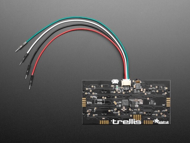 Adafruit JST PH 4-pol kabel til hanheader - I2C STEMMA kabel - 200 mm 3955
