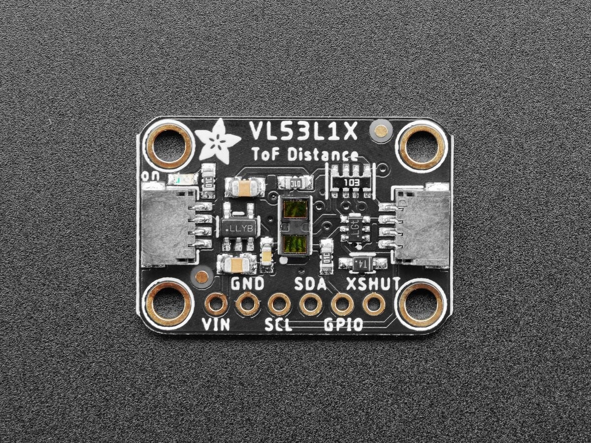 Adafruit VL53L1X Tidbaseret afstandssensor 30 til 4000 mm STEMMA QT Qwiic 3967