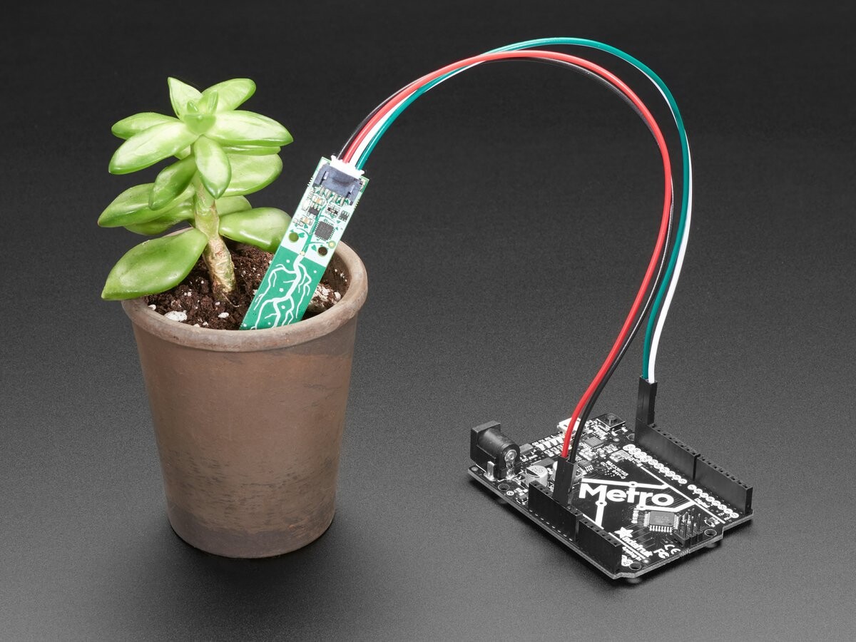 Adafruit STEMMA Jordssensor – I2C Kapacitiv Fugtmåler 4026