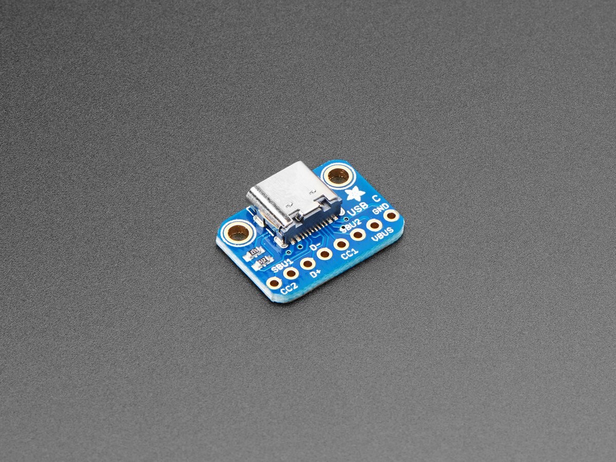 Adafruit USB-C Breakout Board - Downstream Connection 5V og op til 1,5A 4090