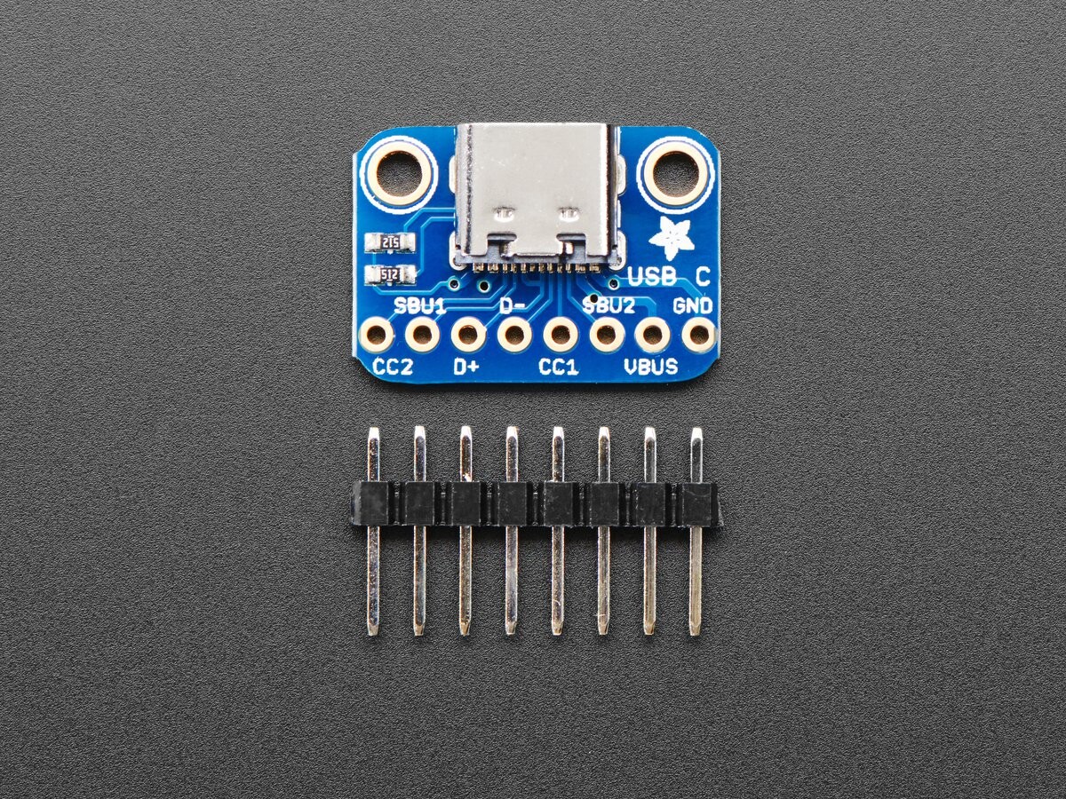 Adafruit USB-C Breakout Board - Downstream Connection 5V og op til 1,5A 4090