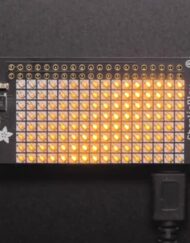Adafruit CharliePlex LED-Matrix Bonnet 8x16 Gulne LED'er 4119