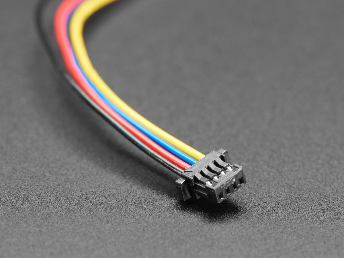 Adafruit JST 4-ben 2-vejs kabel med premium hanstik, 150 mm langt, kompatibel med Qwiic, 4209